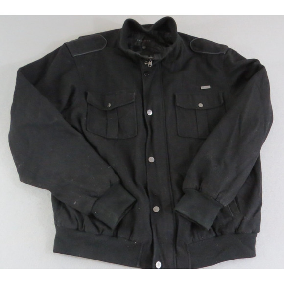 Vintage Sean John J325 Wool Blend Military Bomber Jacket G-III Apparel Men's XXL